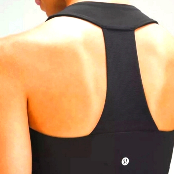 ( lululemon ) Athletic Scoop Neck Tank Top with Shelf Bra - Picture 8 of 8